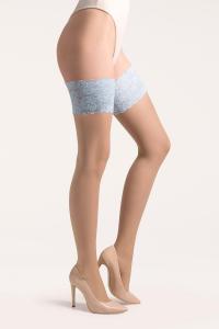 Pończochy ISABELLE Natural/Blue S/M