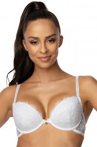 Biustonosz NELL push up 0196/1 biały