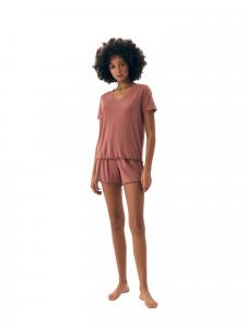 Piżama damska Noves 43022 mauve