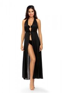 Lorin L6034 Czarna sukienka plażowa
