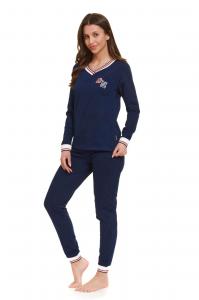 Piżama PM 4504 navy blue plus