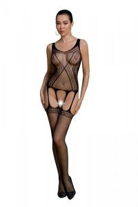 ECO BS007 Czarny bodystocking