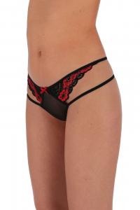 POPPY THONG black