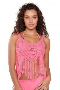 Top plażowy 7223 hot pink