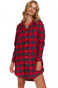 Koszula nocna TM 7126 red check