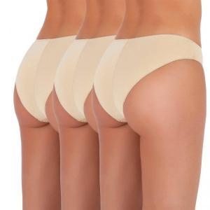 BASIC PANTIES 002 beige - 3 pack