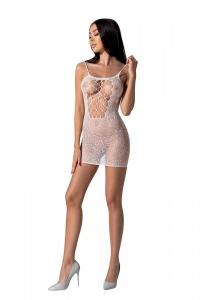 BS096 Bodystocking Biały