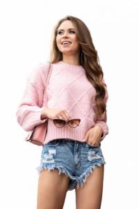 Merribel Xmasin Pink sweter damski