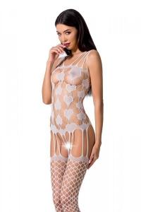 BS067 Bodystocking Biały