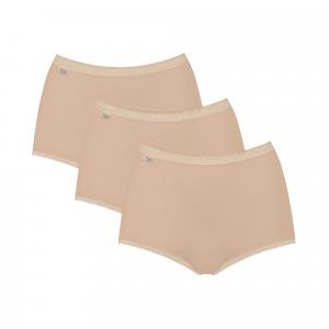 Figi Basic Maxi 3-pak beżowe
