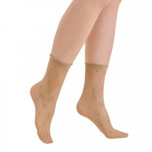 Podkolanówki Suni 610 beige