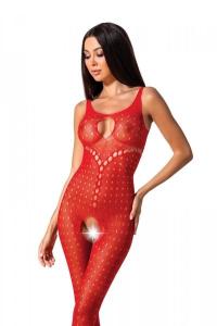 BS078 Bodystocking Czerwony