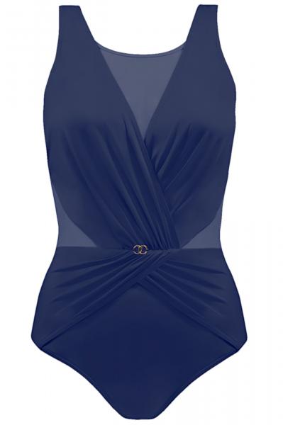 Strój kąpielowy skj Fashion7 1006V 17 granatowy