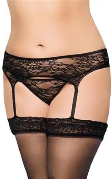 Garterbelt 3316 - Plus Size - black