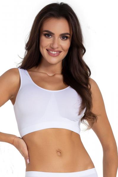 Koszulka Sport Top 3k612 60 den biała