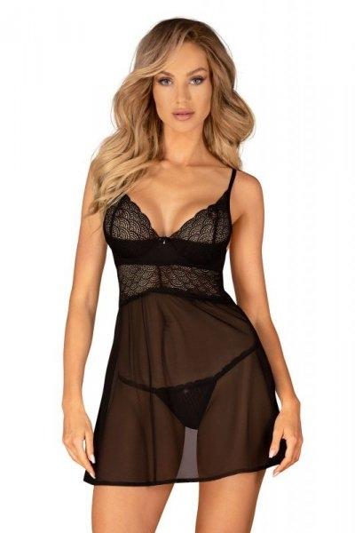 Obsessive Chemeris Koszulka Babydoll i stringi