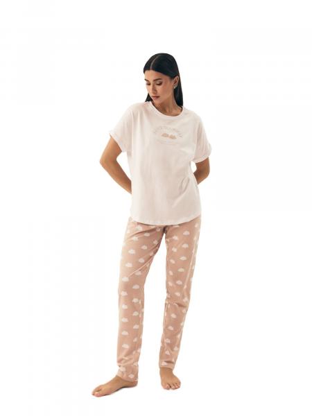 Piżama damska Nubes 42646 cream