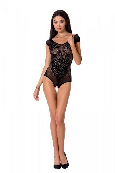 BS064 Bodystocking Czarny