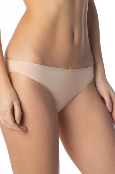 Figi mini bikini L 400 MB 06 3pak beżowe