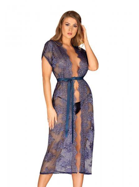 Flowlace peniuar niebieski S/M
