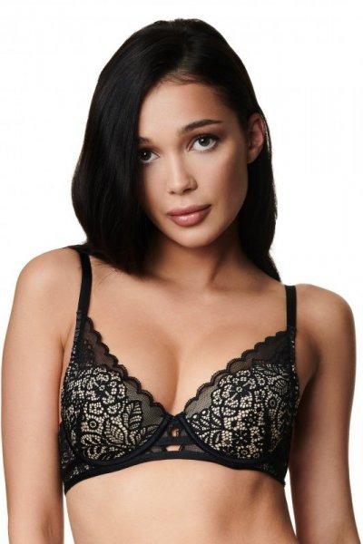 Henderson Ladies Hint 37369 czarny biustonosz push-up