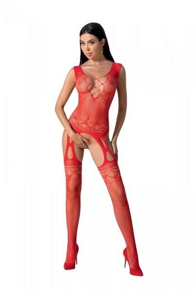 BS099 Bodystocking Czerwony