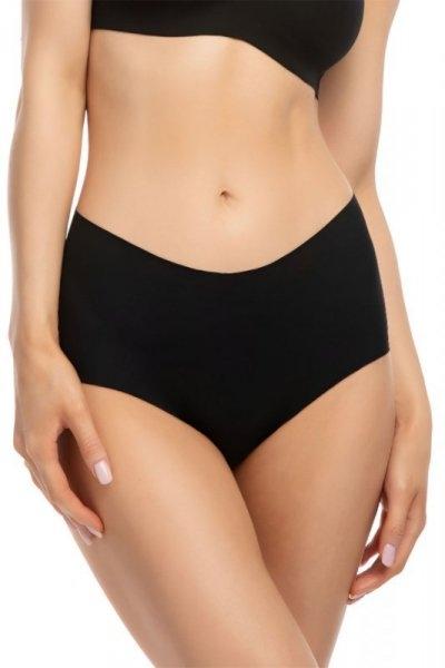 Julimex Infinity boyshorts maxi czarne figi damskie