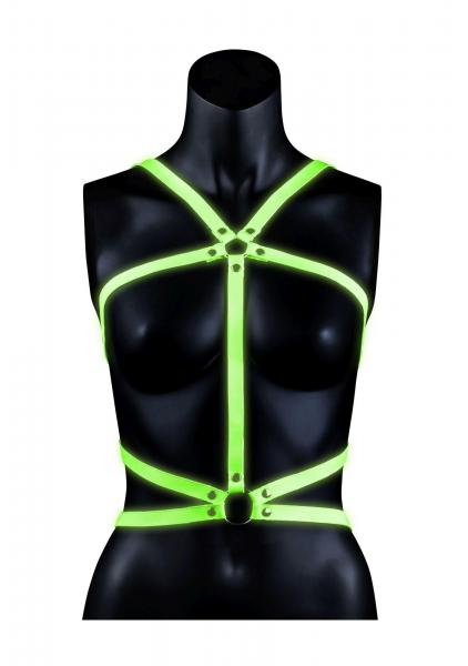 Body Harness - Glow in the Dark - Neon Green/Black
