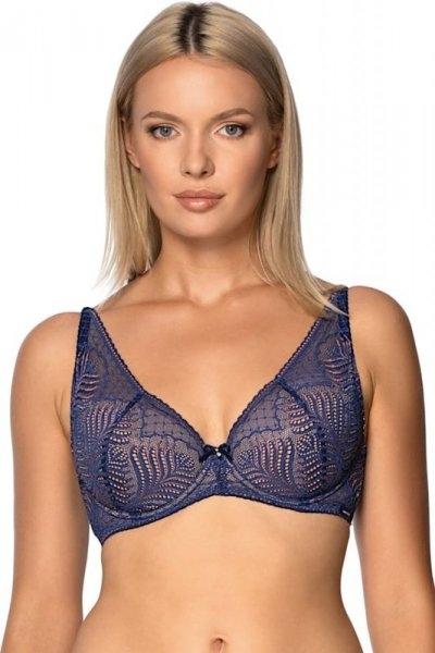 Nipplex Lorenza BP granatowy biustonosz push-up