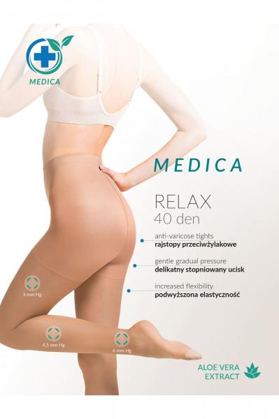 Rajstopy relax medica 40 den plus
