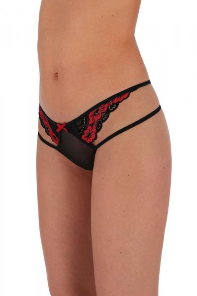 POPPY THONG black