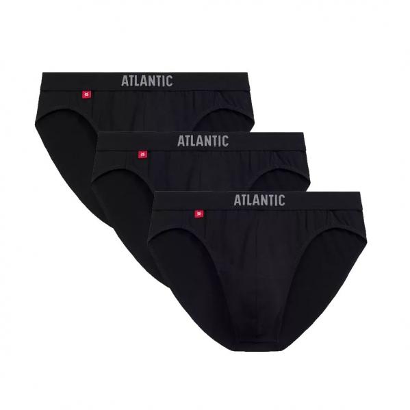 Slipy sport 094 3-pak czarne
