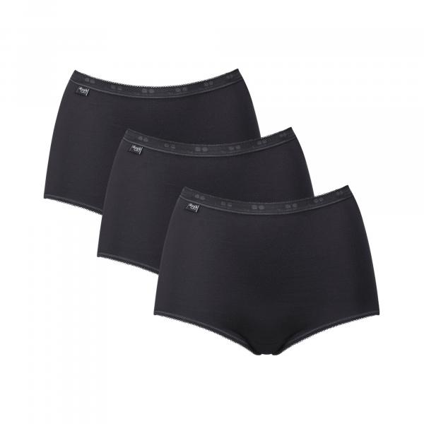 Figi Basic Maxi 3-pak czarne