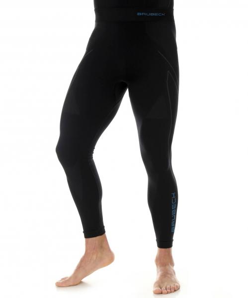 Spodnie Thermo LE11840A czarno-niebieskie