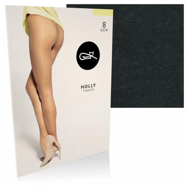 Rajstopy holly 8 den stretch nero