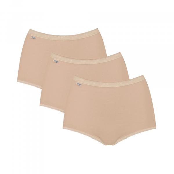 Figi Basic Maxi 3-pak beżowe