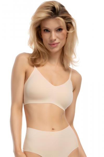 Biustonosz Infinity soft bra beżowy