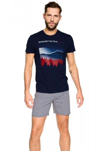 Piżama Nature 39907 granatowa