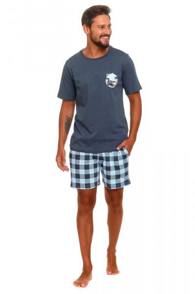 Piżama PMB 4416 deep blue plus