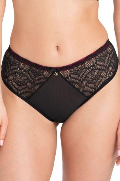 Figi tanga Charlotte M300 czarne