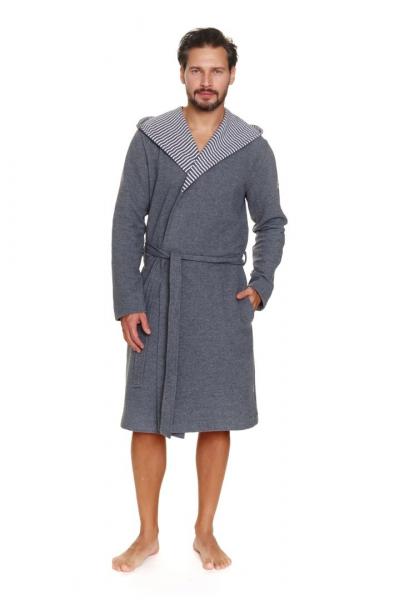 Szlafrok SMW 7230 dark grey