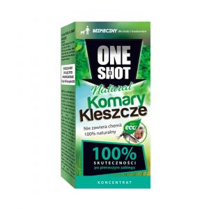 ONE SHOT Natural na komary i kleszcze KONC. 250ml