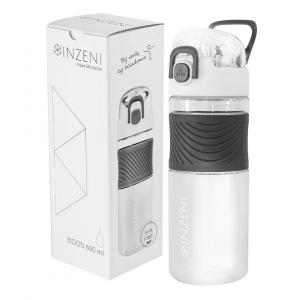 Butelka na wodę bidon INZENI 0,6l Tritan BPA FREE biały