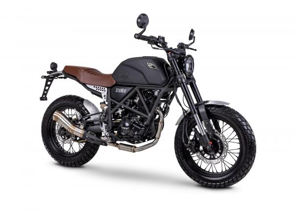 Motocykl ZIPP SCRAMBLER 125 [2024] (Wybierz kolor: Czarny)