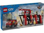 LEGO 60414 City Remiza strażacka z wozem strażackim