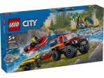 LEGO 60412 City Terenowy wóz strażacki z łodzią
