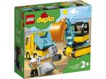 LEGO DUPLO 10931 Ciężarówka i koparka gąsienicowa