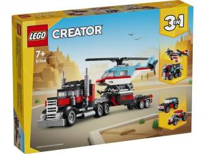 LEGO 31146 Creator Ciężarówka z platformą i helikopterem