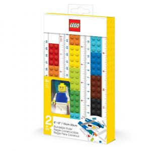 LEGO Classic 52558 Linijka z klocków LEGO - do zbudowania i Minifigurka