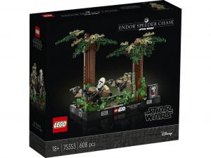 LEGO 75353 Star Wars Diorama: pości na ścigaczach na Endorze